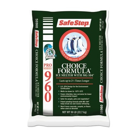 Compassmin Safestep, PRO ENVIRO ICE MELT, 50LB BAG, 49PK 815411